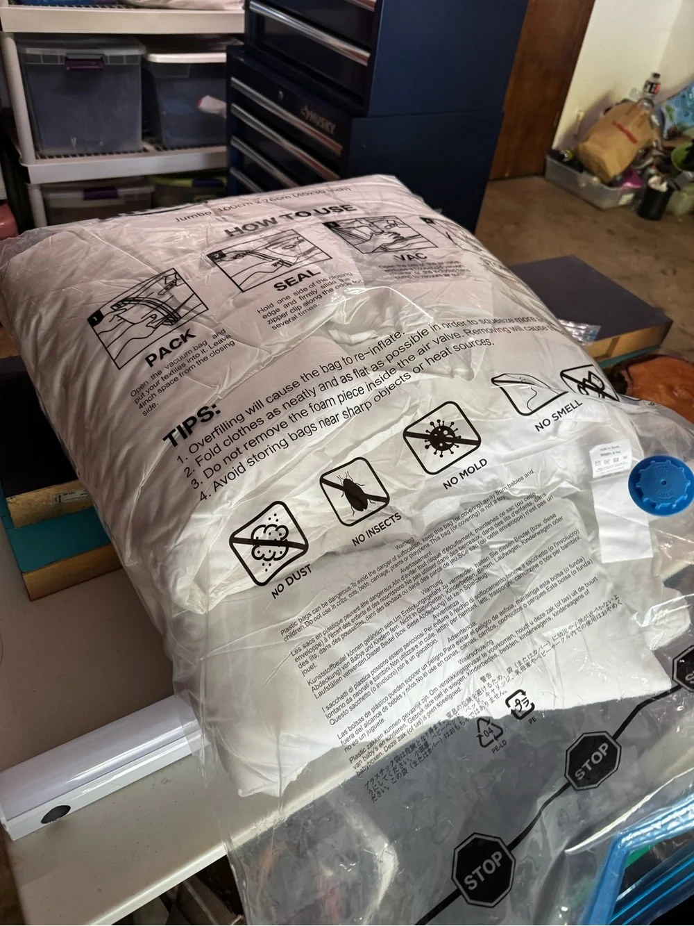 Cotton White Quilted Comforter / Duvet Insert